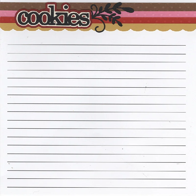 Recipe Page: Cookies