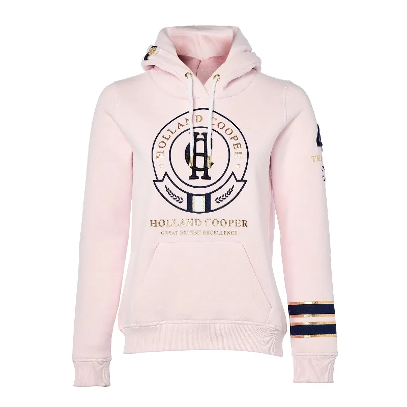 Holland Cooper Heritage Hoodie - Blush Marl