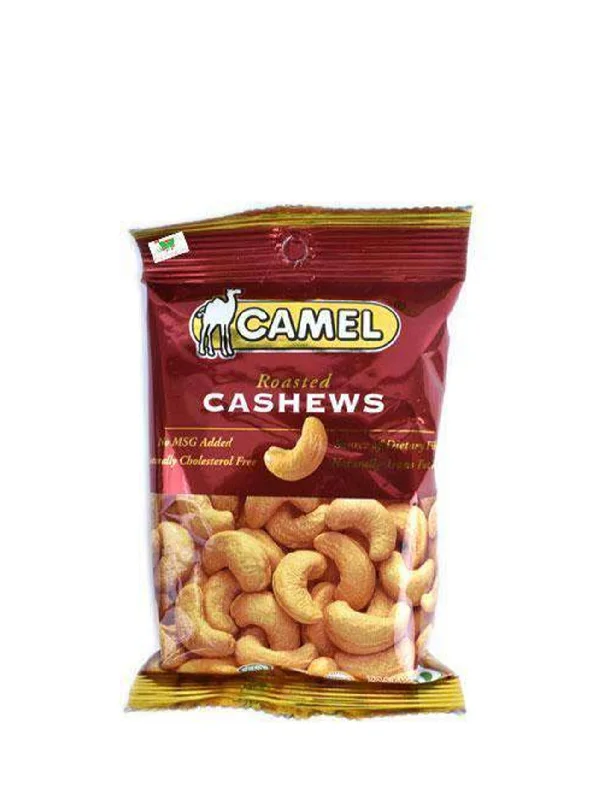 CAMEL ROASTED SALTED CASHEWS 36GM