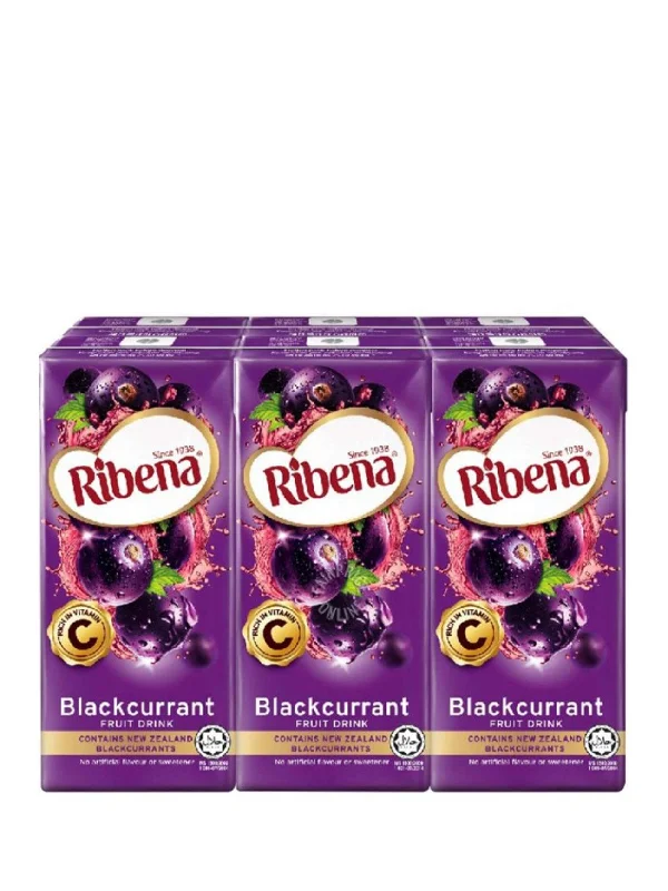 RIBENA RTD BLACKCURRANT 6X200ML