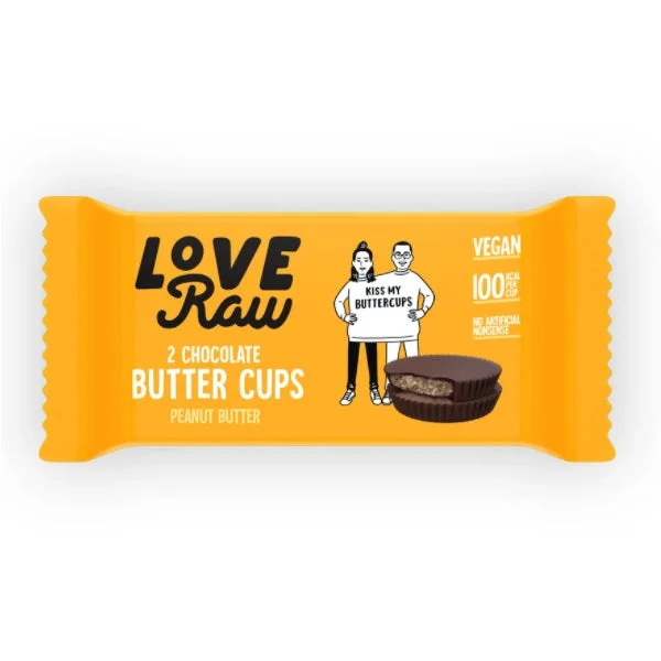 LoveRaw Chocolate Butter Cups - Peanut Butter