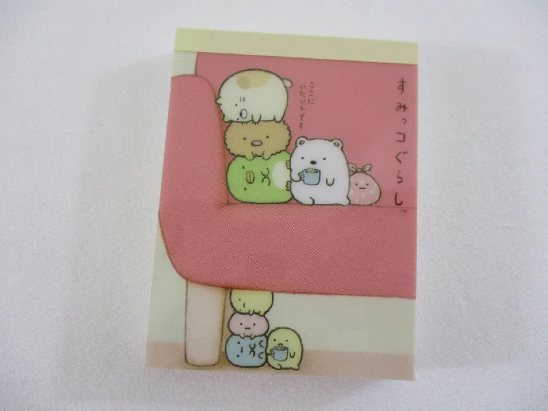 Cute Kawaii San-X Sumikko Gurashi Mini Notepad / Memo Pad - D - 2013 - Rare HTF