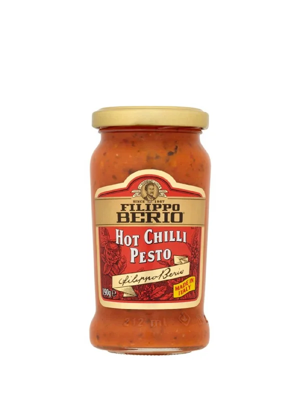 FILIPPO BERIO HOT CHILLI PESTO SAUCE 190G