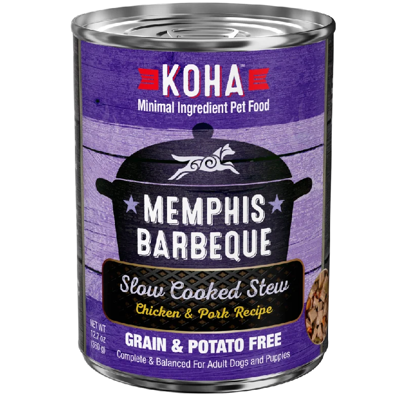 Koha Memphis Barbeque Slow Cooked Stew Chicken & Pork Recipe for Dogs