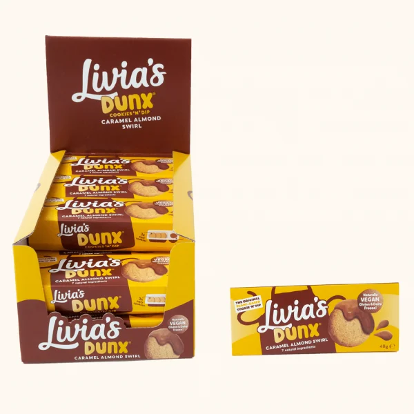 Livia's Dunx - Caramel Almond Swirl (6pk)