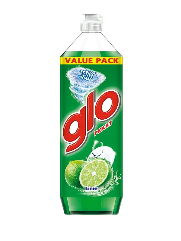 GLO DISHWASHING LIQUID LIME 1.2L