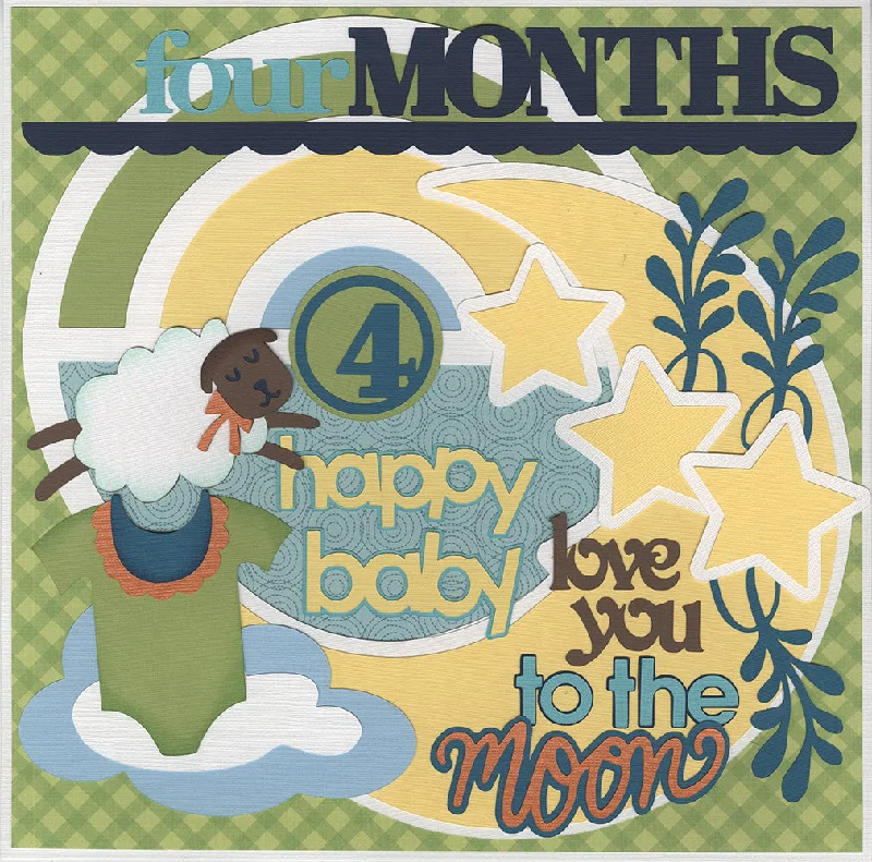 Diecuts: Baby Boy 4 Months