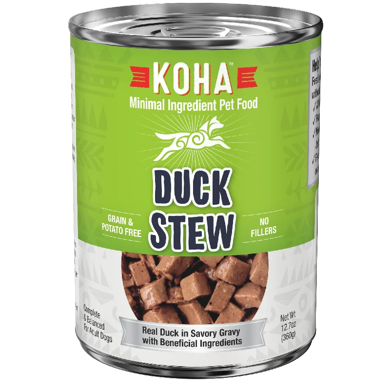 Minimal Ingredient Duck Stew for Dogs