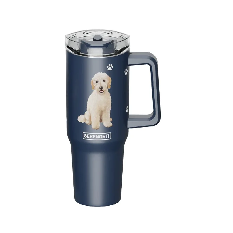 E & S Pets : Goldendoodle Serengeti 40oz Stainless Steel Ultimate Tumbler