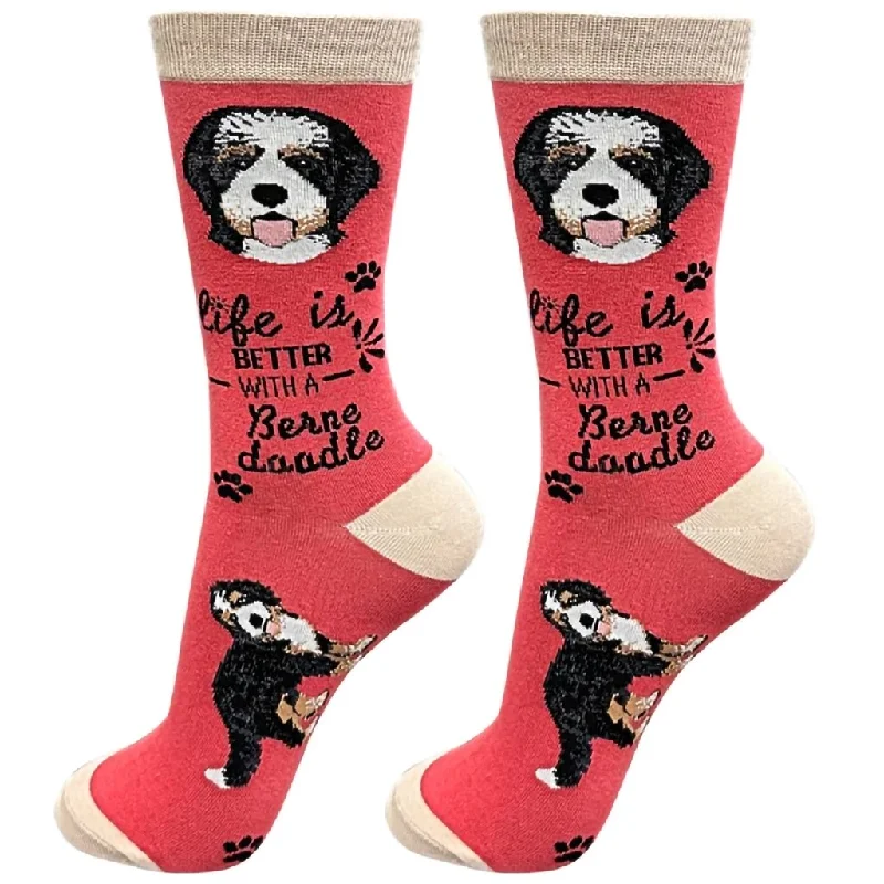 E & S Imports : Life Is Better With A Bernoodle Unisex Socks