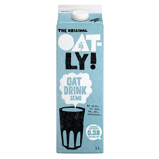 Oatly Oat Drink Semi 1L (Twin Pack)