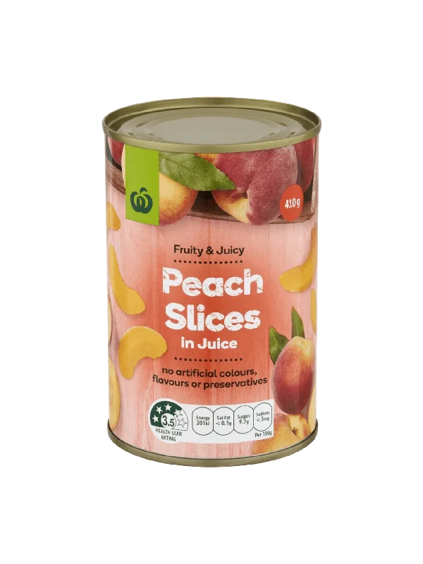 WW PEACH SLICES IN JUICE 410G