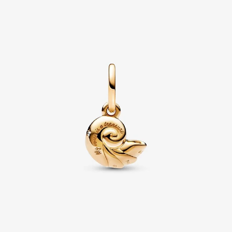 PANDORA : Disney The Little Mermaid Enchanted Shell Dangle Charm