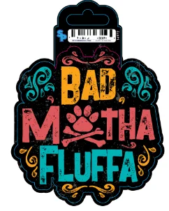 ### Dog accessoriesSticker - Large - Bad Motha Fluffa